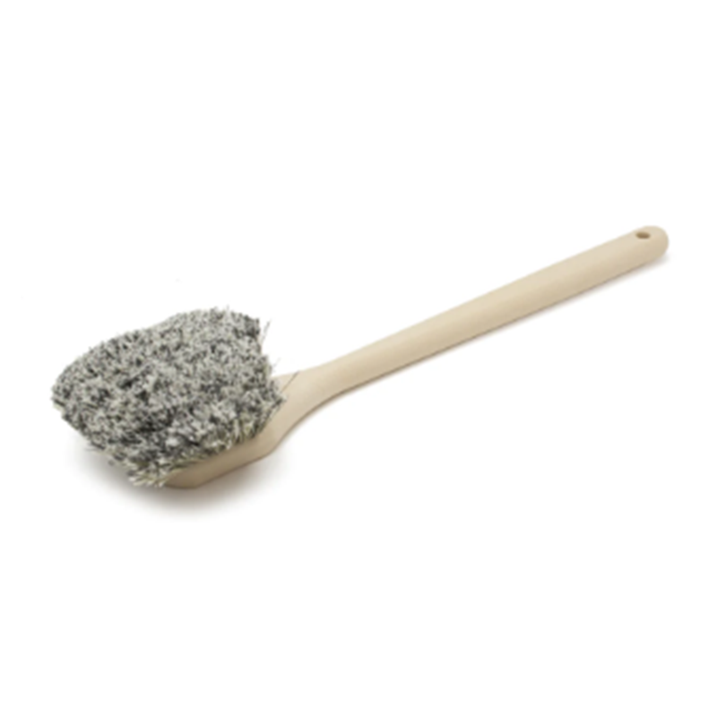 Fender Brushes-Long Handle Grey/White Flagged Plastic