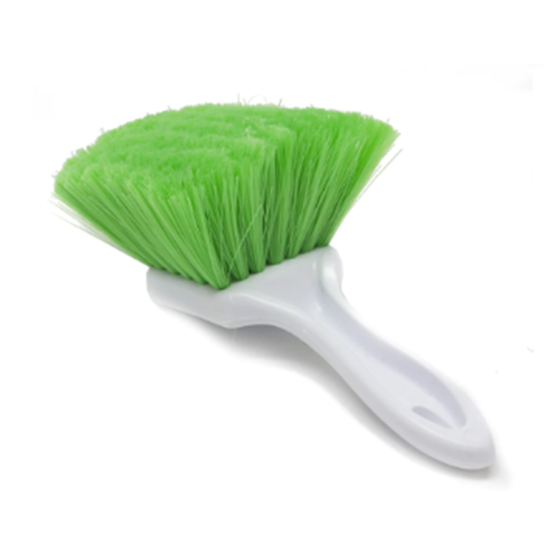 8 1/2" Solid Plastic Block Green Nylex Fender Brush-Short Handle