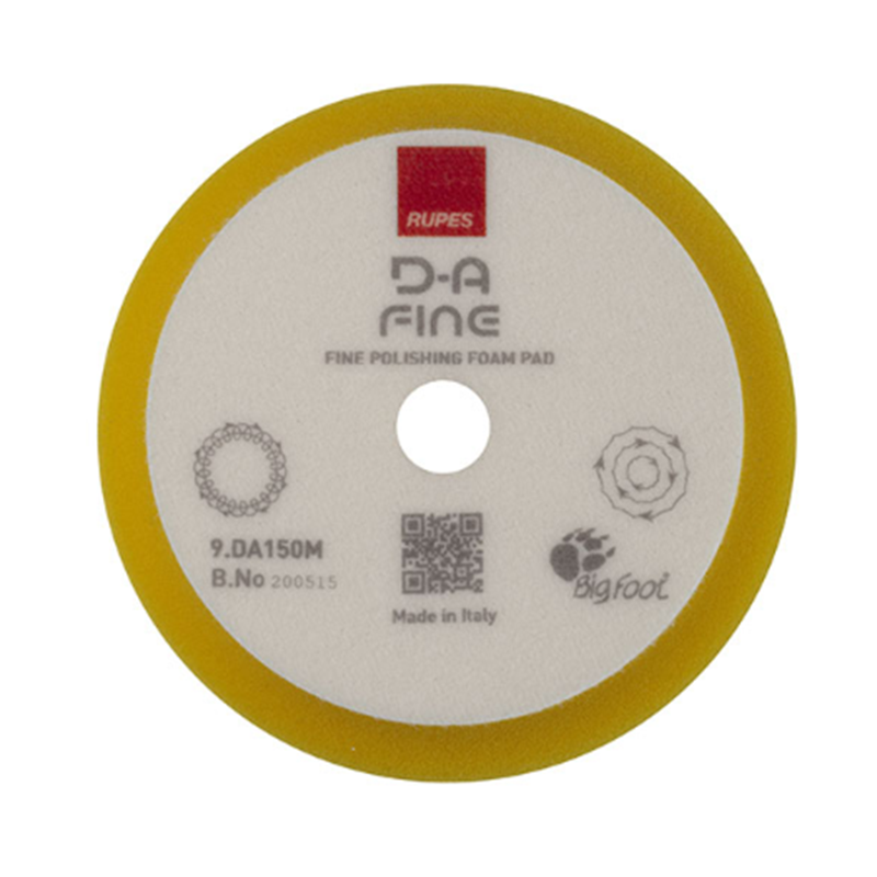 6" Fine Foam Pad Yellow LHR15