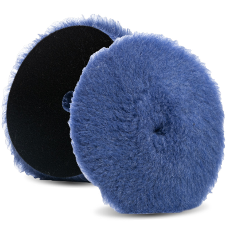 6.-1/4" Blue Hybrid Knitted Wool Pad