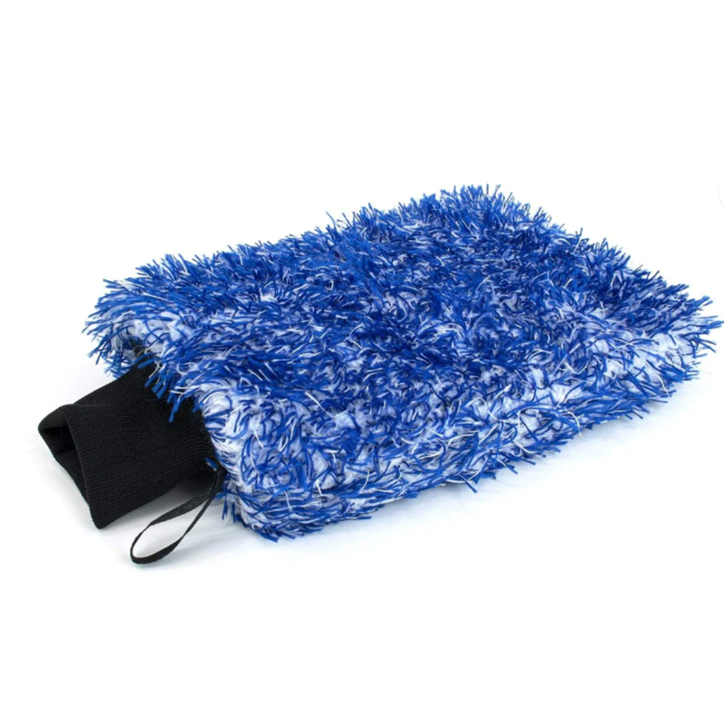 Wash Monster Car Wash Mitt (9 in. x 7 in.) Blue