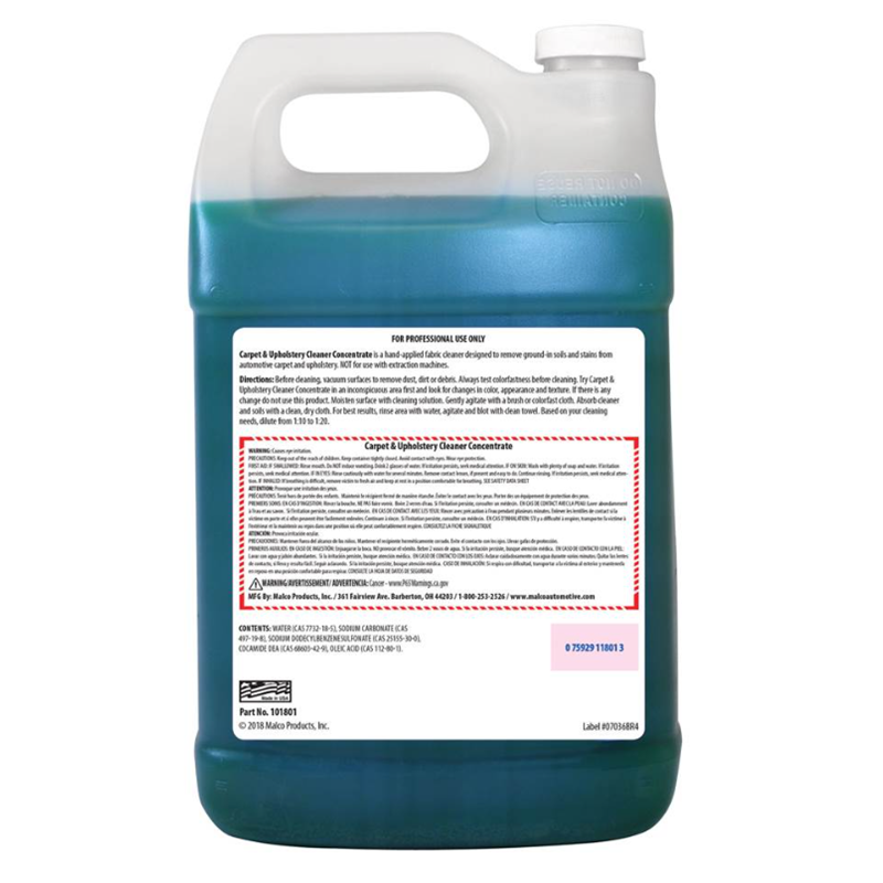 Malco Carpet and Upholstery Cleaner Concentrate 1 Gallon