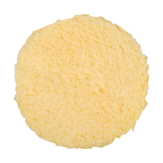Buff and Shine® URO WOOL® Yellow Knitted Wool Pad – Polishing