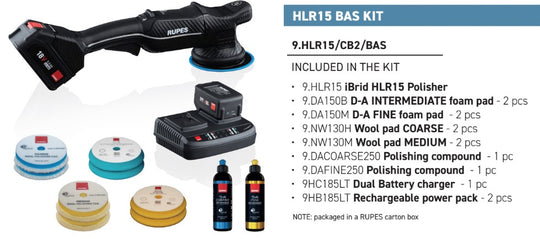 HLR15 & HLR21 Bigfoot iBrid Polishers