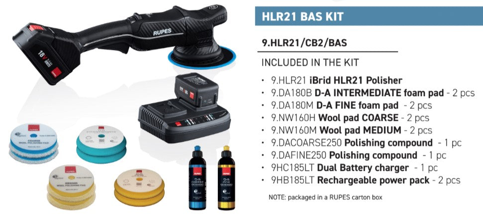 HLR15 & HLR21 Bigfoot iBrid Polishers