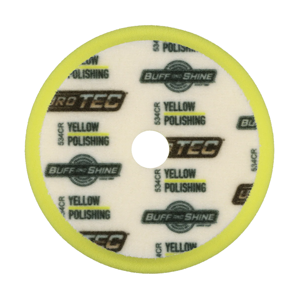 Buff and Shine® Yellow URO-TEC® Foam Pad – Polishing