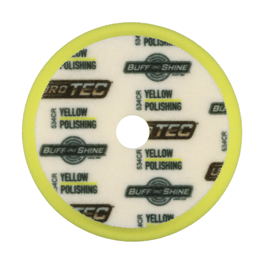 Buff and Shine® Yellow URO-TEC® Foam Pad – Polishing