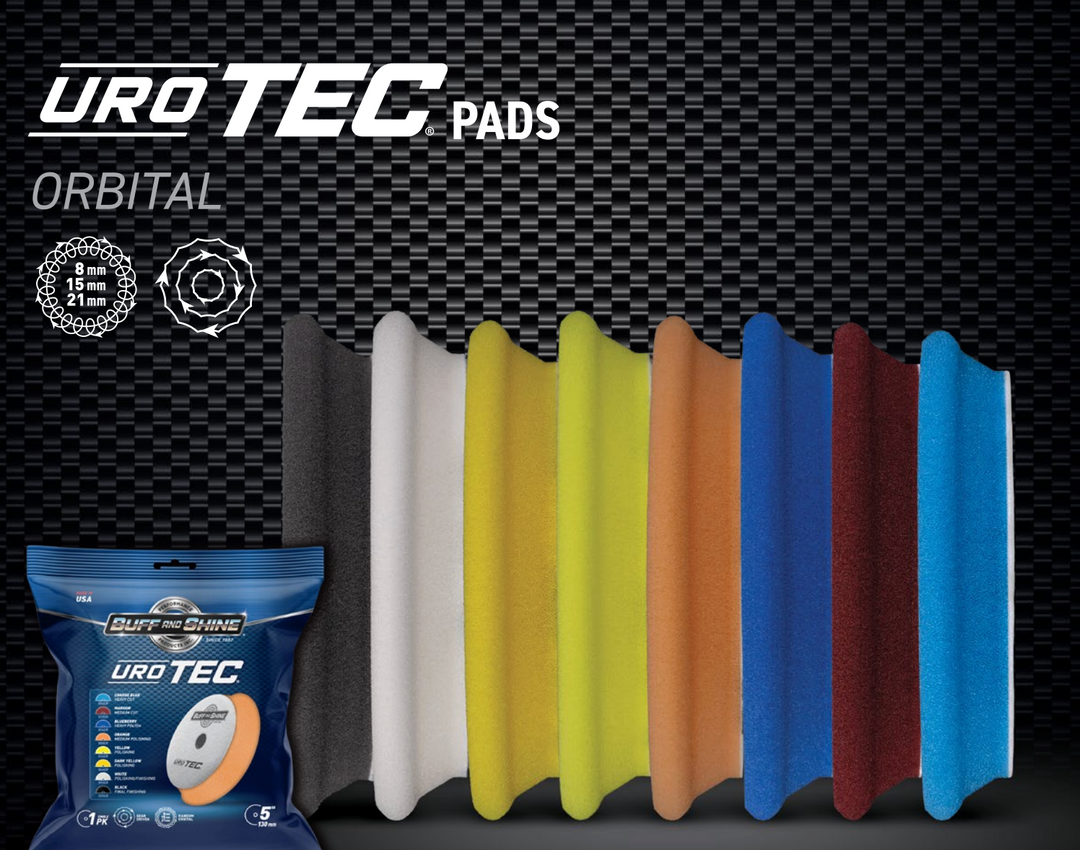 Buff and Shine® Yellow URO-TEC® Foam Pad – Polishing