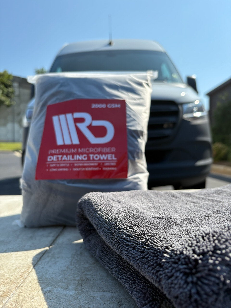 Ralda's Detail Supplies 50x80cm 2000gsm Twisted Loop Drying Towel
