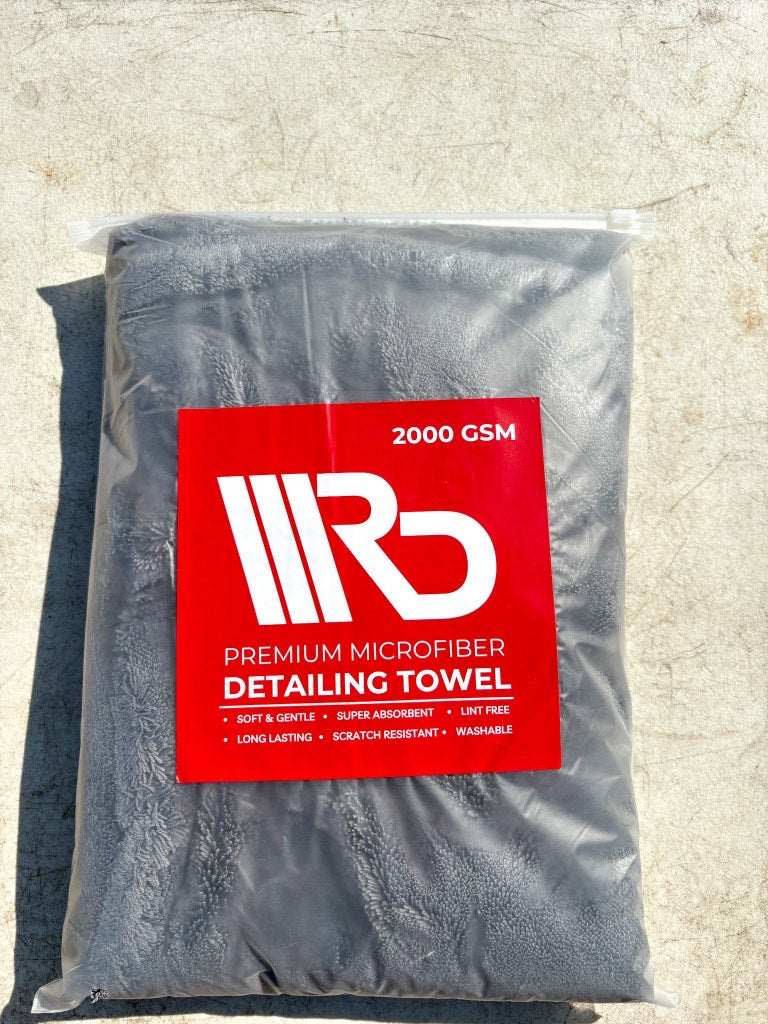 Ralda's Detail Supplies 50x80cm 2000gsm Twisted Loop Drying Towel