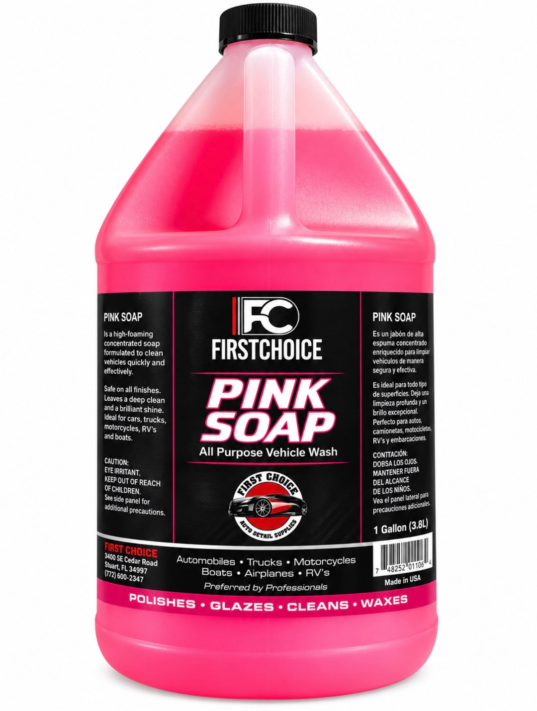 FC pink soap 1 gallon