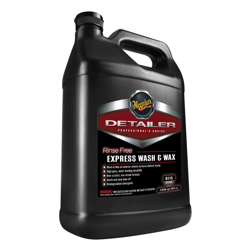 Meguiar's® Rinse Free Express Wash & Wax, D11501, 1 Gallon, Liquid