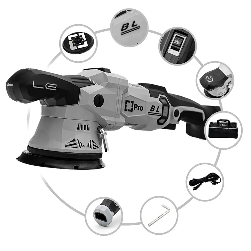 Liquid Elements T4500 Pro 15mm Orbital Polisher