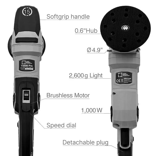 Liquid Elements T4500 Pro 15mm Orbital Polisher
