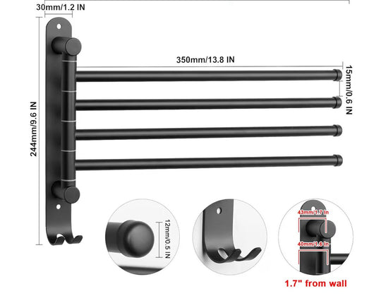 Modular Towel Drying Rack for Detailing Vans