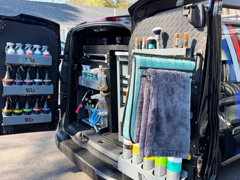 Modular Towel Drying Rack for Detailing Vans