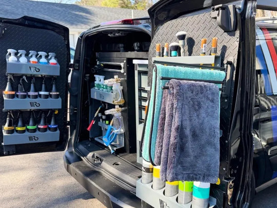 Modular Towel Drying Rack for Detailing Vans
